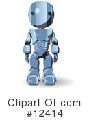 Robot Clipart #12414 by Leo Blanchette