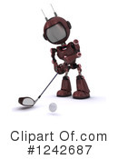 Robot Clipart #1242687 by KJ Pargeter