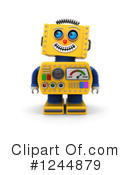 Robot Clipart #1244879 by stockillustrations