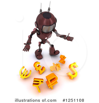 Royalty-Free (RF) Robot Clipart Illustration by KJ Pargeter - Stock Sample #1251108