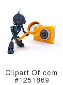 Robot Clipart #1251869 by KJ Pargeter