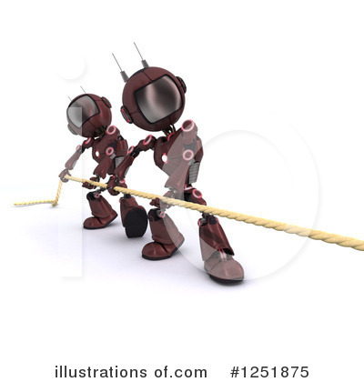 Royalty-Free (RF) Robot Clipart Illustration by KJ Pargeter - Stock Sample #1251875