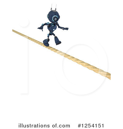 Royalty-Free (RF) Robot Clipart Illustration by KJ Pargeter - Stock Sample #1254151