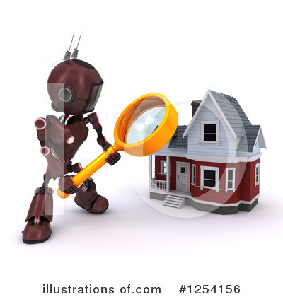 Royalty-Free (RF) Robot Clipart Illustration by KJ Pargeter - Stock Sample #1254156