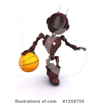 Royalty-Free (RF) Robot Clipart Illustration by KJ Pargeter - Stock Sample #1259755