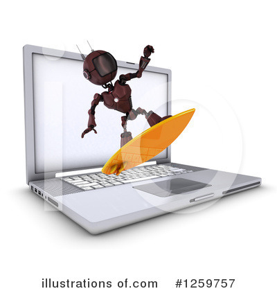 Royalty-Free (RF) Robot Clipart Illustration by KJ Pargeter - Stock Sample #1259757