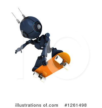 Royalty-Free (RF) Robot Clipart Illustration by KJ Pargeter - Stock Sample #1261498