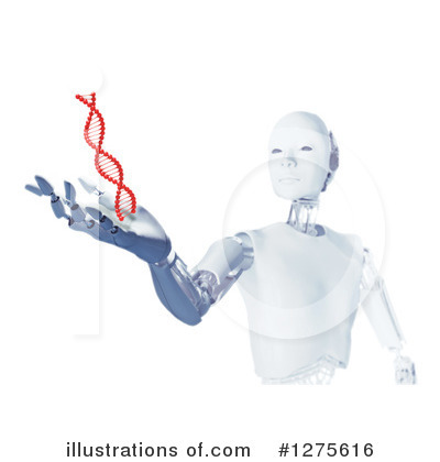 Royalty-Free (RF) Robot Clipart Illustration by Mopic - Stock Sample #1275616