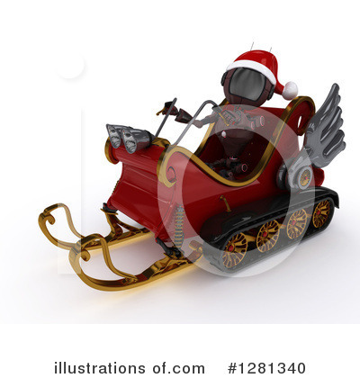 Royalty-Free (RF) Robot Clipart Illustration by KJ Pargeter - Stock Sample #1281340