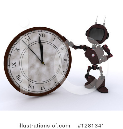 Royalty-Free (RF) Robot Clipart Illustration by KJ Pargeter - Stock Sample #1281341
