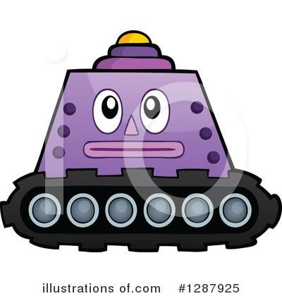 Royalty-Free (RF) Robot Clipart Illustration by visekart - Stock Sample #1287925