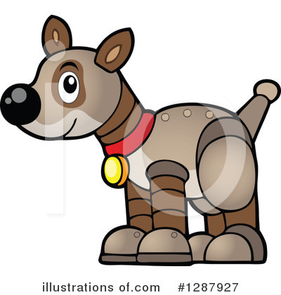 Dog Robot Clipart #1287927 by visekart