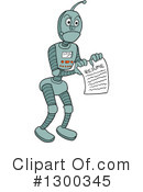 Robot Clipart #1300345 by LaffToon