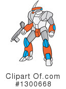 Robot Clipart #1300668 by patrimonio