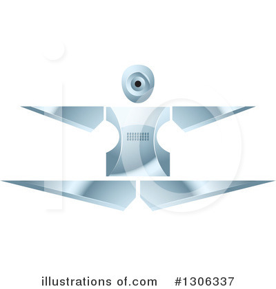 Royalty-Free (RF) Robot Clipart Illustration by Lal Perera - Stock Sample #1306337