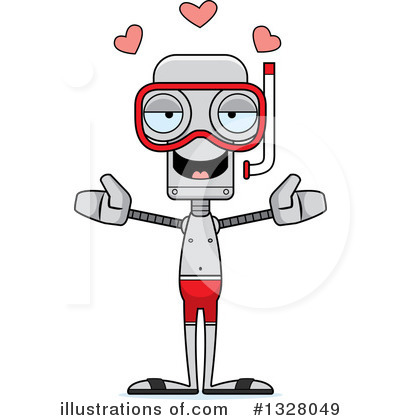 Royalty-Free (RF) Robot Clipart Illustration by Cory Thoman - Stock Sample #1328049