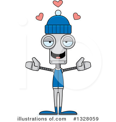 Royalty-Free (RF) Robot Clipart Illustration by Cory Thoman - Stock Sample #1328059
