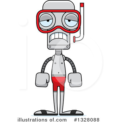 Royalty-Free (RF) Robot Clipart Illustration by Cory Thoman - Stock Sample #1328088