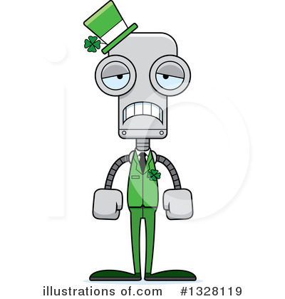 Royalty-Free (RF) Robot Clipart Illustration by Cory Thoman - Stock Sample #1328119