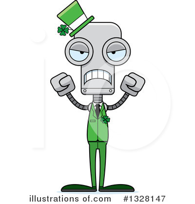 Royalty-Free (RF) Robot Clipart Illustration by Cory Thoman - Stock Sample #1328147