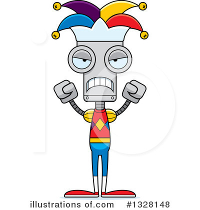 Royalty-Free (RF) Robot Clipart Illustration by Cory Thoman - Stock Sample #1328148