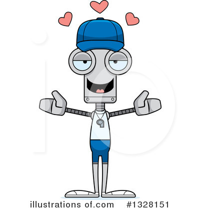 Royalty-Free (RF) Robot Clipart Illustration by Cory Thoman - Stock Sample #1328151