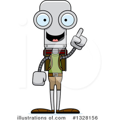 Royalty-Free (RF) Robot Clipart Illustration by Cory Thoman - Stock Sample #1328156