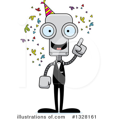 Royalty-Free (RF) Robot Clipart Illustration by Cory Thoman - Stock Sample #1328161
