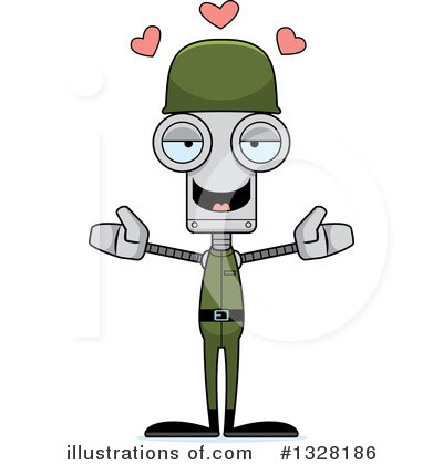 Royalty-Free (RF) Robot Clipart Illustration by Cory Thoman - Stock Sample #1328186