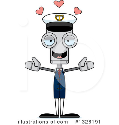 Royalty-Free (RF) Robot Clipart Illustration by Cory Thoman - Stock Sample #1328191