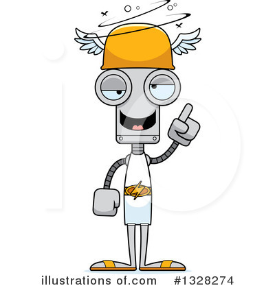 Royalty-Free (RF) Robot Clipart Illustration by Cory Thoman - Stock Sample #1328274
