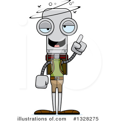 Royalty-Free (RF) Robot Clipart Illustration by Cory Thoman - Stock Sample #1328275