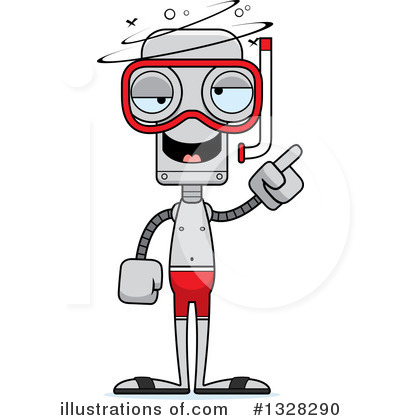 Royalty-Free (RF) Robot Clipart Illustration by Cory Thoman - Stock Sample #1328290