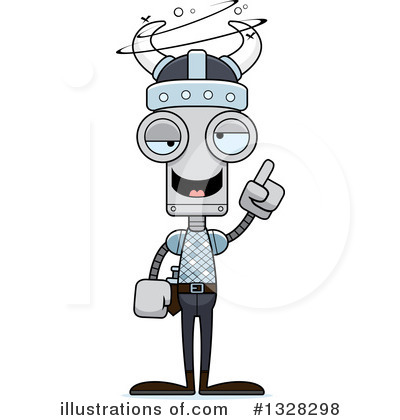 Royalty-Free (RF) Robot Clipart Illustration by Cory Thoman - Stock Sample #1328298