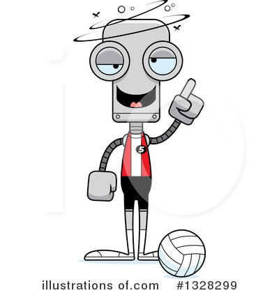 Royalty-Free (RF) Robot Clipart Illustration by Cory Thoman - Stock Sample #1328299