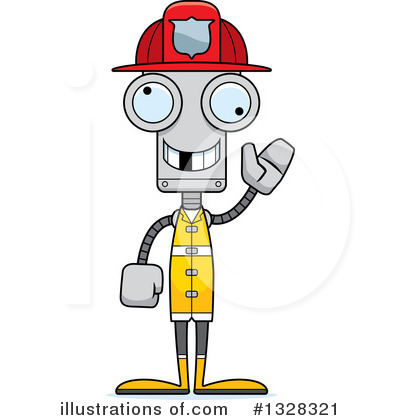 Royalty-Free (RF) Robot Clipart Illustration by Cory Thoman - Stock Sample #1328321