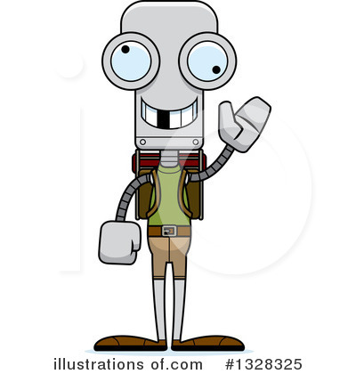 Royalty-Free (RF) Robot Clipart Illustration by Cory Thoman - Stock Sample #1328325