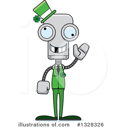 Royalty-Free (RF) Robot Clipart Illustration by Cory Thoman - Stock Sample #1328326