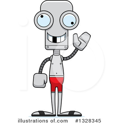 Royalty-Free (RF) Robot Clipart Illustration by Cory Thoman - Stock Sample #1328345