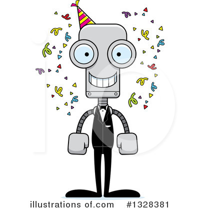 Royalty-Free (RF) Robot Clipart Illustration by Cory Thoman - Stock Sample #1328381