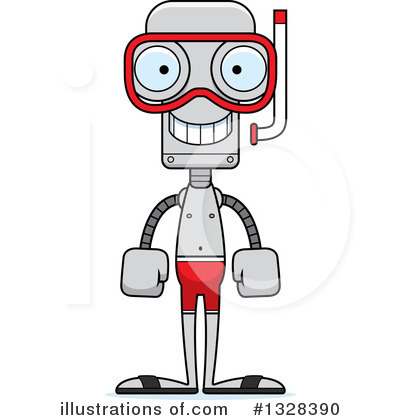Royalty-Free (RF) Robot Clipart Illustration by Cory Thoman - Stock Sample #1328390