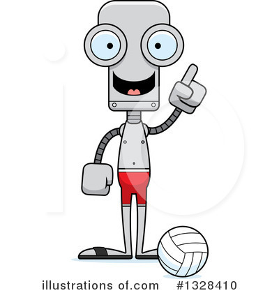 Royalty-Free (RF) Robot Clipart Illustration by Cory Thoman - Stock Sample #1328410