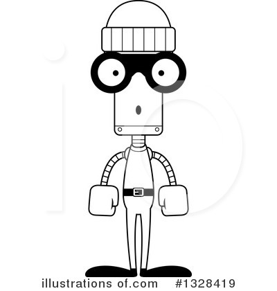 Royalty-Free (RF) Robot Clipart Illustration by Cory Thoman - Stock Sample #1328419