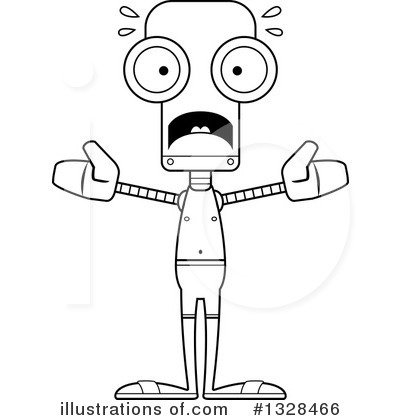 Royalty-Free (RF) Robot Clipart Illustration by Cory Thoman - Stock Sample #1328466