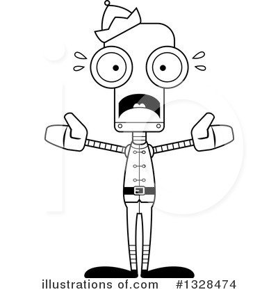 Royalty-Free (RF) Robot Clipart Illustration by Cory Thoman - Stock Sample #1328474
