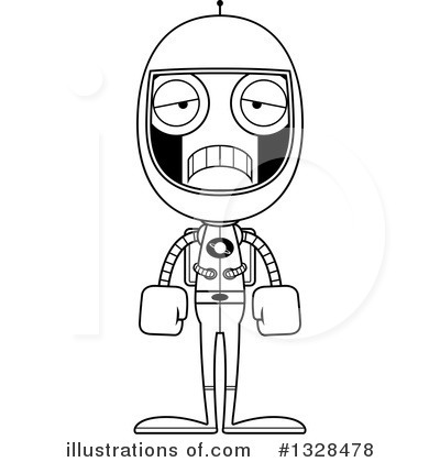 Royalty-Free (RF) Robot Clipart Illustration by Cory Thoman - Stock Sample #1328478