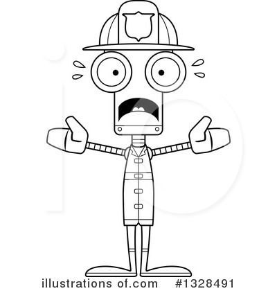 Royalty-Free (RF) Robot Clipart Illustration by Cory Thoman - Stock Sample #1328491
