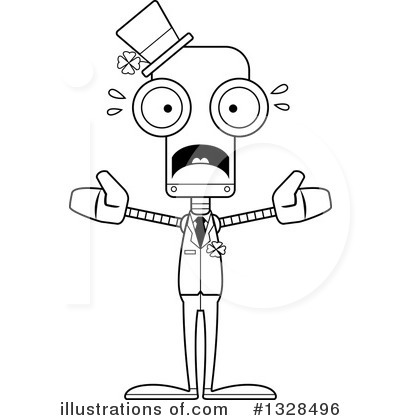 Royalty-Free (RF) Robot Clipart Illustration by Cory Thoman - Stock Sample #1328496