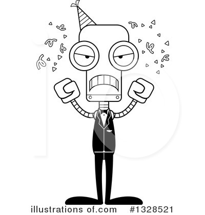 Royalty-Free (RF) Robot Clipart Illustration by Cory Thoman - Stock Sample #1328521
