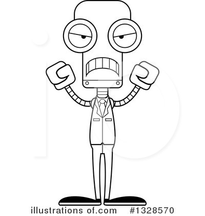 Royalty-Free (RF) Robot Clipart Illustration by Cory Thoman - Stock Sample #1328570